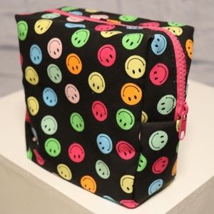 Smiley Face Makeup Cosmetic Bag
